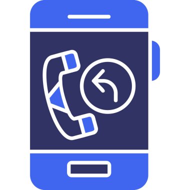 - Telefon. Web simgesi basit illüstrasyon