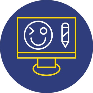 seo modern simgesinin vektör illüstrasyonu