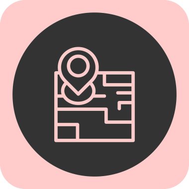 Belge modern simgesinin vektör illüstrasyonu