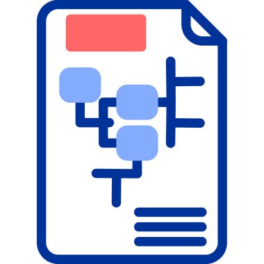 Bir kitap simgesinin vektör illüstrasyonu