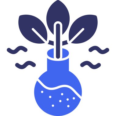 Bir bitkinin vektör illüstrasyonu