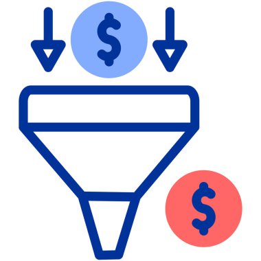 Simge vektör çizim huni