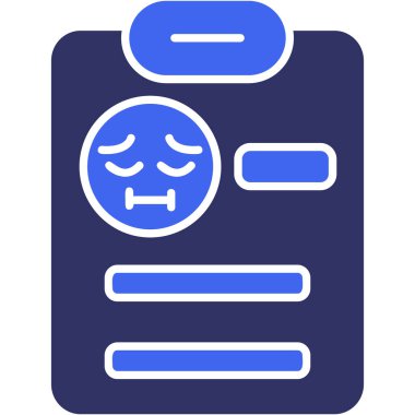 üzgün emoji yüz simgesi, özet biçimi