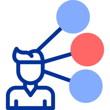 İş. Web simgesi basit illüstrasyon