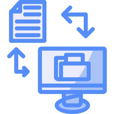 veri depolama dizüstü simgesi