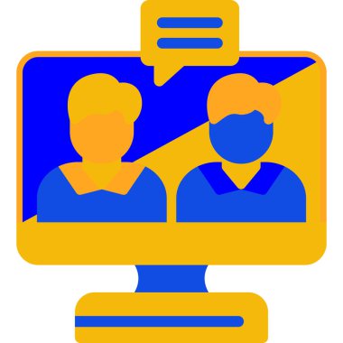 çağrı merkezi simgesi, vektör illüstrasyonu