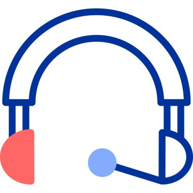 kulaklık web vektör çizimi