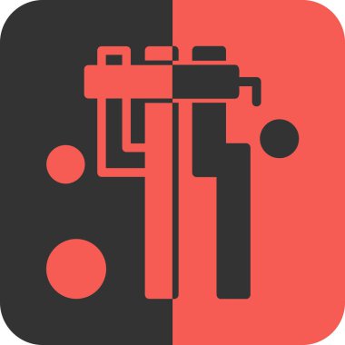 Gaz simgesinin vektör illüstrasyonu