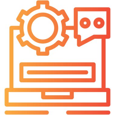 Seo simgesinin vektör illüstrasyonu