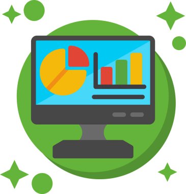 İş analizi vektör simgesi