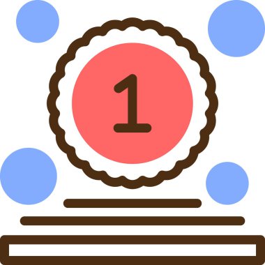 Pasta Simgesinin Vektör illüstrasyonu