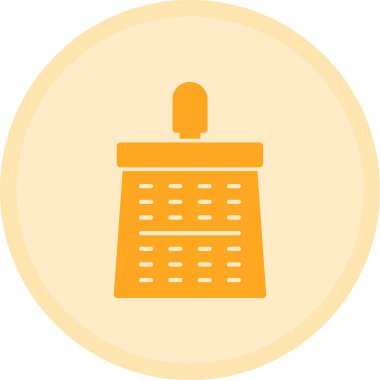 Takvim düzlüğü simgesi, vektör illüstrasyonu