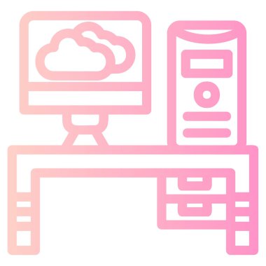 seo modern simgesinin vektör illüstrasyonu