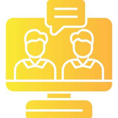 Dizüstü bilgisayarı olan bir adamın vektör çizimi