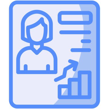 İş. Web simgesi basit illüstrasyon