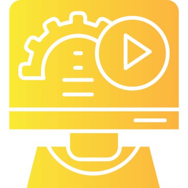 seo modern simgesinin vektör illüstrasyonu