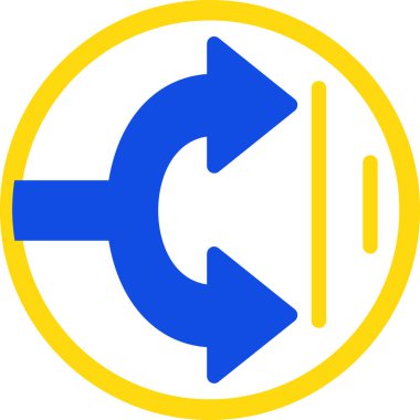 Yenile. Web simgesi basit illüstrasyon