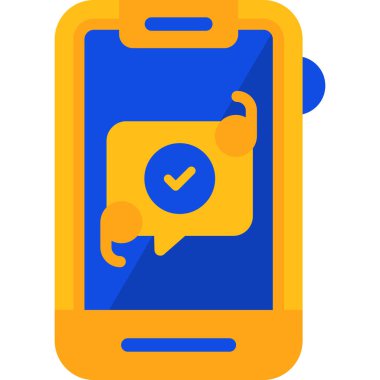 - Telefon. Web simgesi basit illüstrasyon