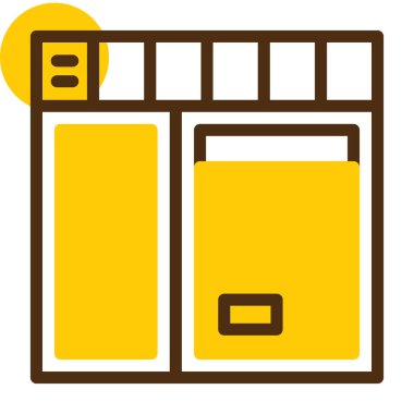 dükkan simgesi vektör illüstrasyonu