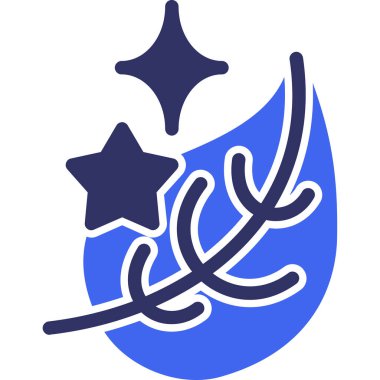 Bir kedinin şirin bir simgesinin vektör çizimi