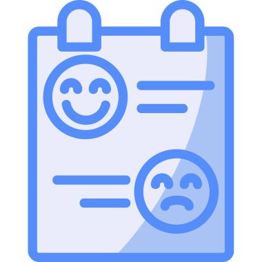 Üzgün surat. Basit resimleme