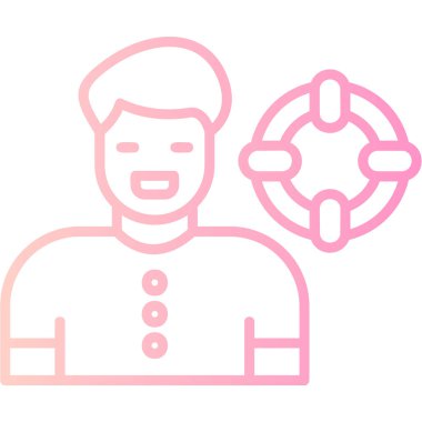 Şef simge tasarım vektörü