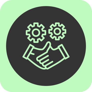 dişli simgesi vektör illüstrasyonu