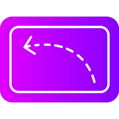 Ok. Web simgesi basit illüstrasyon