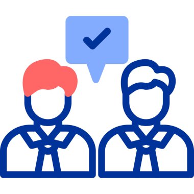 İnsan simgesinin vektör illüstrasyonu