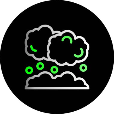 güzel bulut hesaplama vektör simgesi