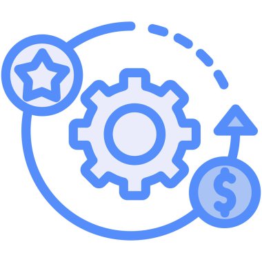 Para için. Web simgesi basit illüstrasyon