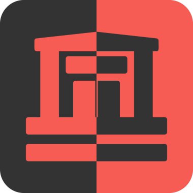 bina simgesi, vektör illüstrasyonu