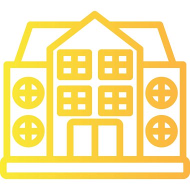 ev simgesi vektör illüstrasyonu