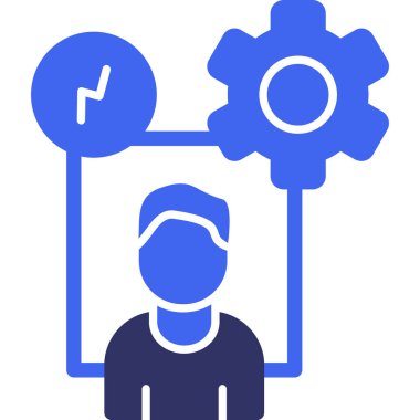 dişli simgesi olan avatar adam