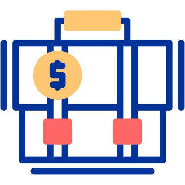 İş. Web simgesi basit illüstrasyon