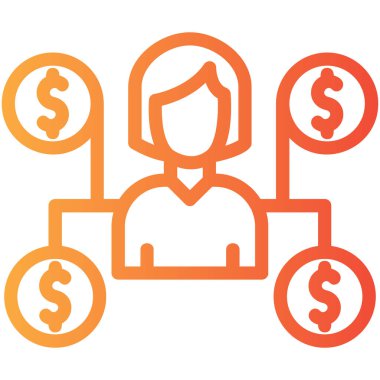 iş simgesi vektör illüstrasyonu