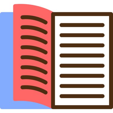 Belge. Web simgesi basit illüstrasyon