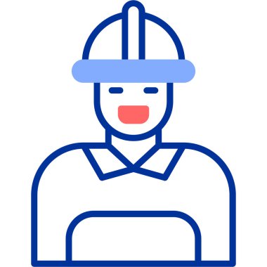 işçi web simgesi basit tasarım