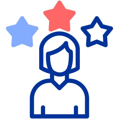 Yıldız. Web simgesi basit illüstrasyon