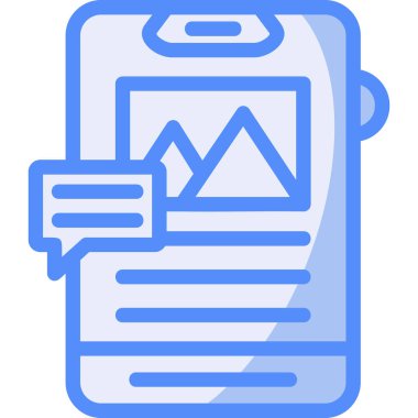 Belge. Web simgesi basit illüstrasyon