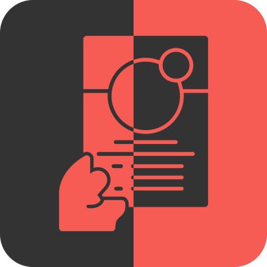 belge simgesi vektör illüstrasyonu