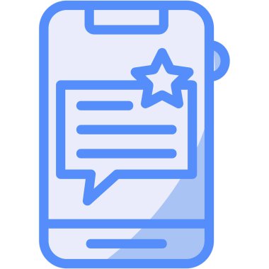 Konuş. Web simgesi basit illüstrasyon