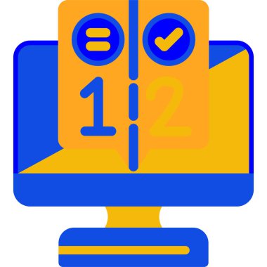 Bilgisayar. Web simgesi vektör illüstrasyonu