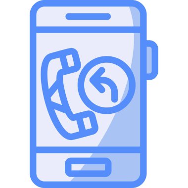 Cep telefonu simgesini ana hatlarıyla doldur