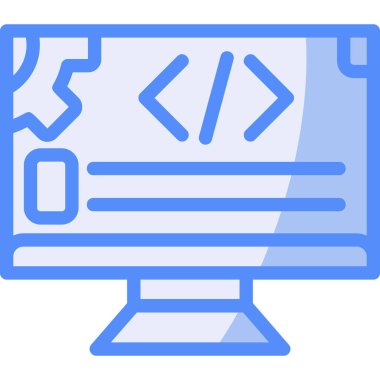 Kod kodlama kodu simgesi ana hat biçiminde