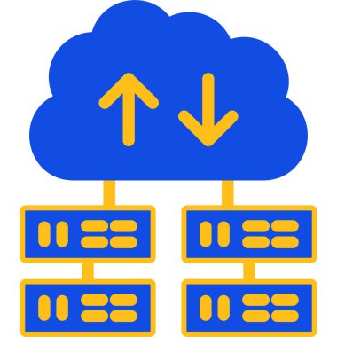 sunucu veri ağı simgesi