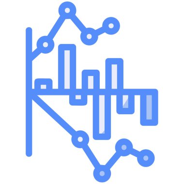 grafik ikonu vektör illüstrasyonu