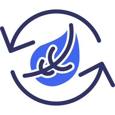 Yenile. Web simgesi basit illüstrasyon