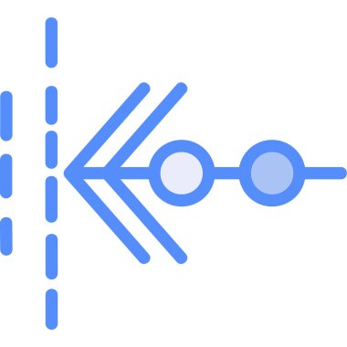 Ok simgesi. Basit resimleme