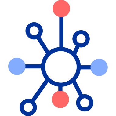 şebeke. Web simgesi basit illüstrasyon